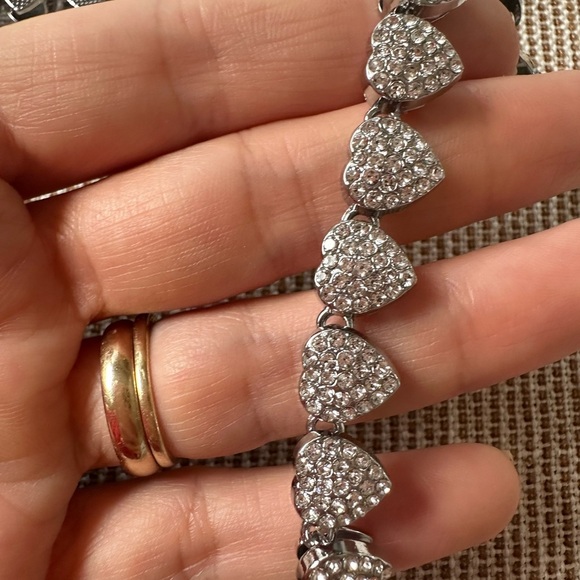 Heart Shape Cubin Chain Necklace Iced Out Men Jewelry 18” - Picture 11 of 11